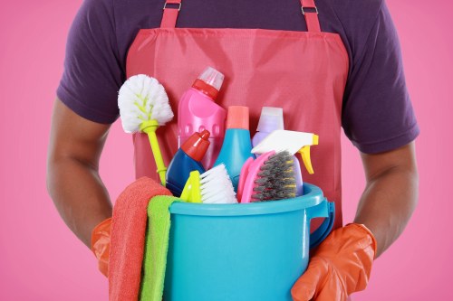 Professional move out cleaning of an empty apartment living room