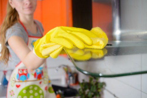 Dust-free windows and frames after builders cleaning service