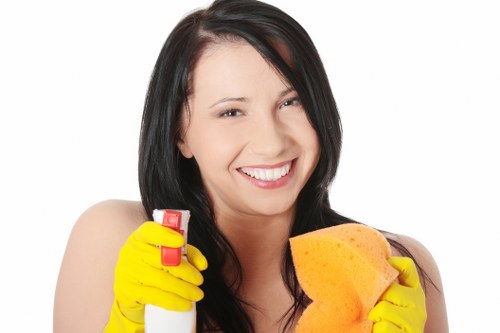 Routine cleaning of stairwells and shared hallways